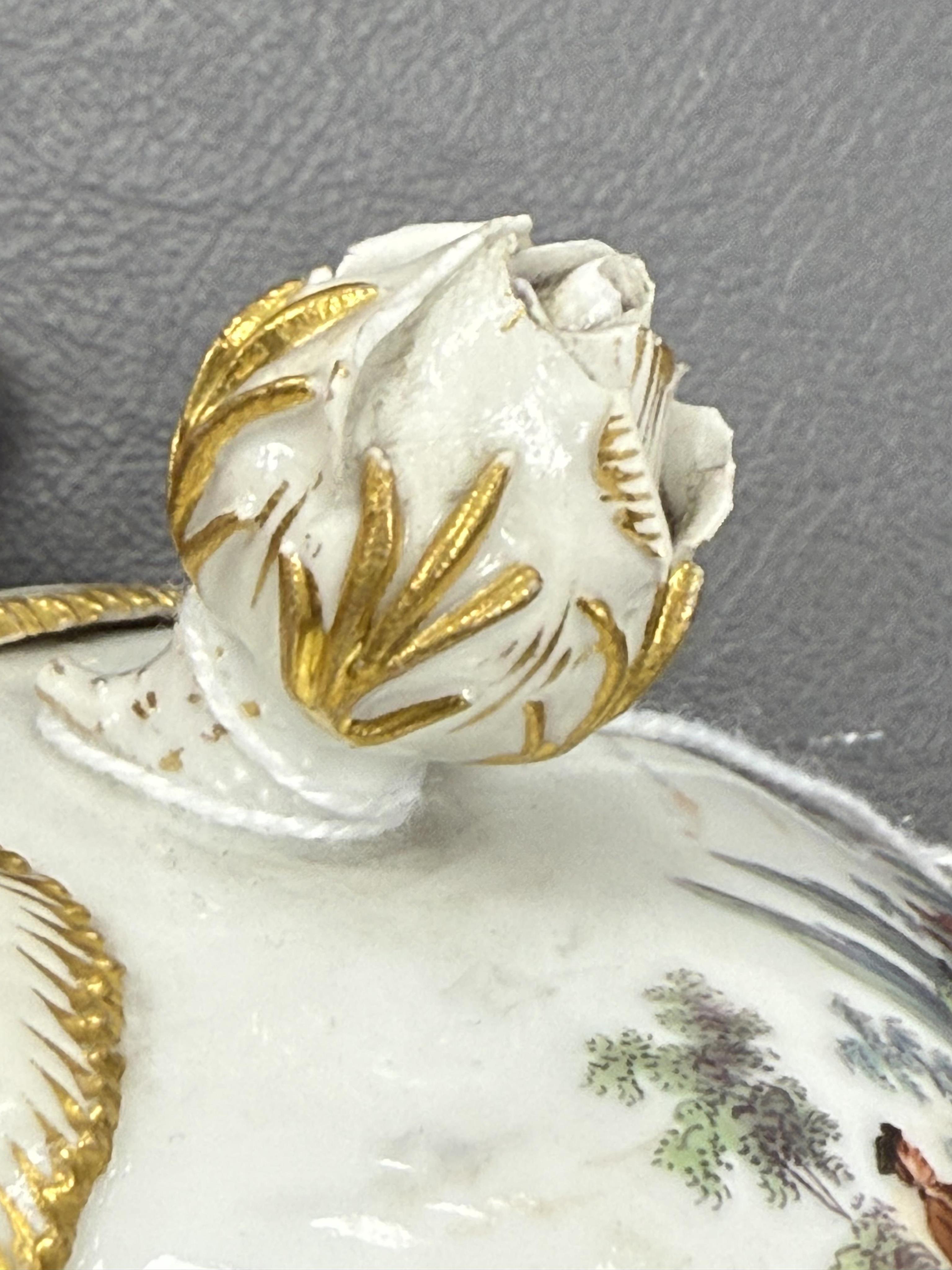 A Meissen vase and cover, 19th century